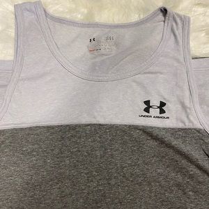 Men’s UA Large gray HeatGear tank